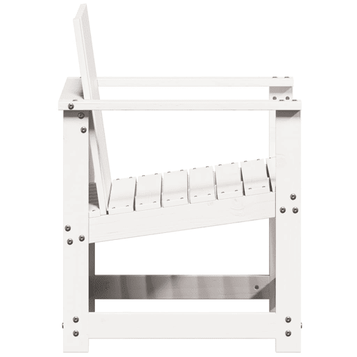 vidaXL 3 pcs conjunto lounge de jardim madeira de pinho maciça branco vidaXL 3 pcs conjunto lounge de jardim madeira de pinho maciça branco