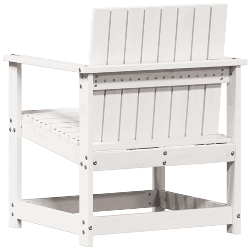 vidaXL 3 pcs conjunto lounge de jardim madeira de pinho maciça branco vidaXL 3 pcs conjunto lounge de jardim madeira de pinho maciça branco