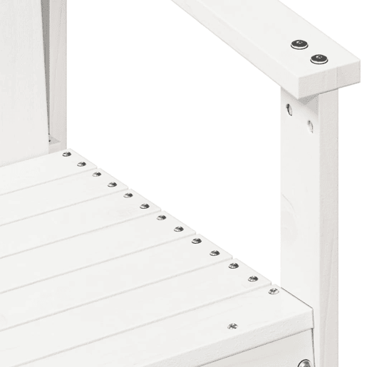 vidaXL 3 pcs conjunto lounge de jardim madeira de pinho maciça branco vidaXL 3 pcs conjunto lounge de jardim madeira de pinho maciça branco