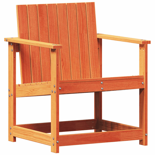 vidaXL 3 pcs conjunto lounge de jardim pinho maciço castanho-mel