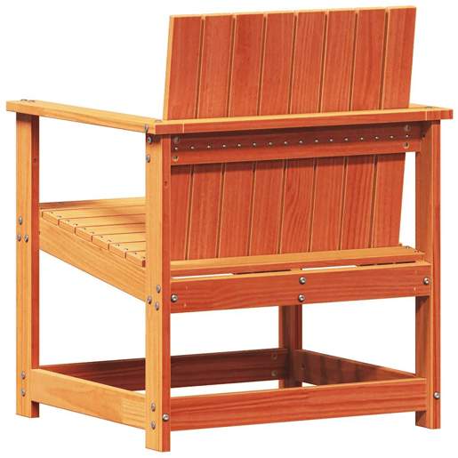 vidaXL 3 pcs conjunto lounge de jardim pinho maciço castanho-mel