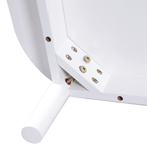 Mesa de centro para sala de estar - decorada com rotim e madeira maciça - estilo rústico - Branco