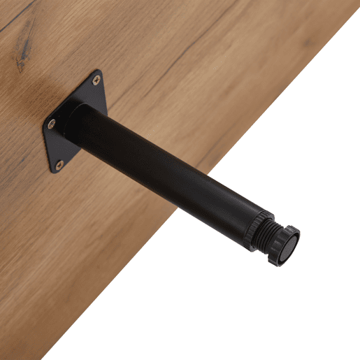 Suporte para TV L 180 cm - com 3 portas e 3 compartimentos - Castanho