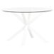Beliani Mesa redonda MALETTO 120x120 Beliani Mesa redonda MALETTO 120x120 Blanco