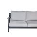 Beliani Sofá de jardín Aluminio KIATO Beliani Sofá de jardín Aluminio KIATO Gris Claro