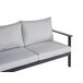 Beliani Sofá de jardín Aluminio KIATO Beliani Sofá de jardín Aluminio KIATO Gris Claro