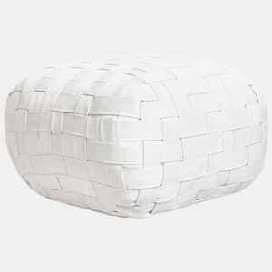 Pufe BODLA Branco 50 cm 50 cm 30 cm