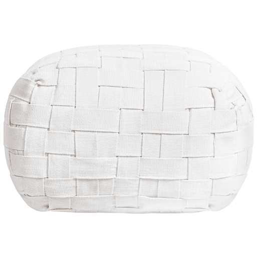 Pufe BODLA Branco 50 cm 50 cm 30 cm Pufe BODLA Branco 50 cm 50 cm 30 cm