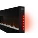 Chimenea Eléctrica Panorámica con luz LED ambiental Chimenea Eléctrica Panorámica con luz LED ambiental Blanco