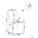 Beliani Silla de comedor LOVERNA Beliani Silla de comedor LOVERNA Beige