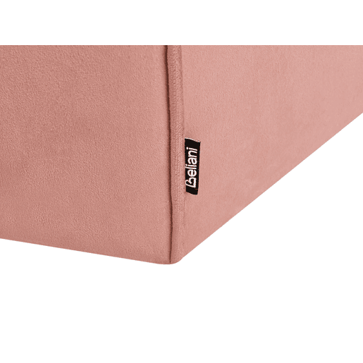 Pufe WISHEK Veludo Rosa 45 cm 45 cm 42 cm