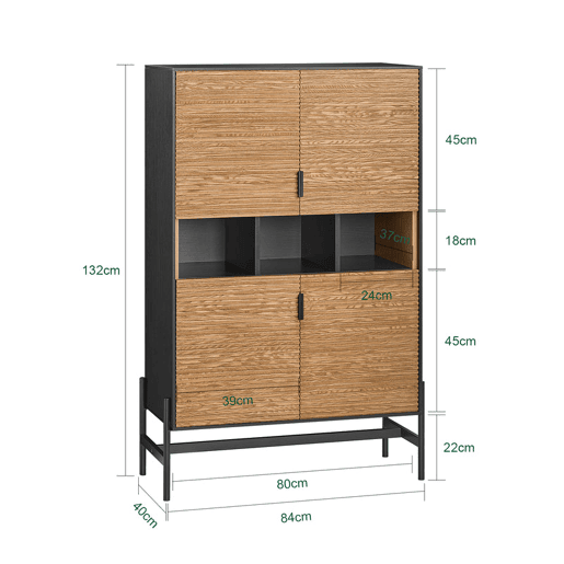 Aparador de corredor Buffet de hall de entrada SoBuy PT