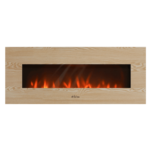 Lareira eléctrica de encastrar 2000W NON com frente plana Madeira MDF