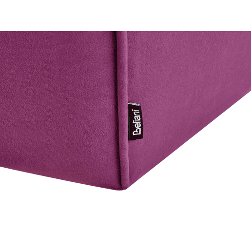 Pufe WISHEK Veludo Roxo 45 cm 45 cm 42 cm