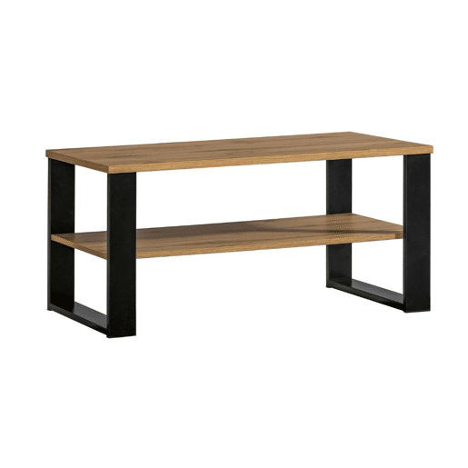 Mesa de Centro AMBIHOME MELO - Carvalho WotanPreto, C100xP56xA49cm