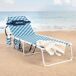 Aktive Tumbona plegable de playa reclinable en 4 posiciones Aktive Tumbona plegable de playa reclinable en 4 posiciones Azul