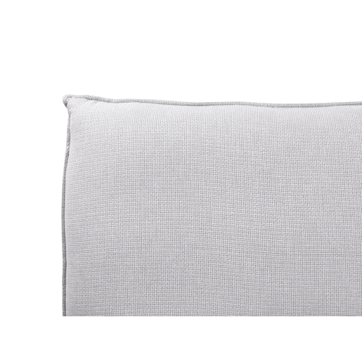 Cama de água Tecido VINAY 160 x 200 cm Cinzento claro