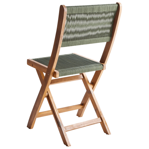 Conjunto de refeições de jardim 4 lugares PROSSEDI Madeira de acácia Verde Conjunto de refeições de jardim 4 lugares PROSSEDI Madeira de acácia Verde