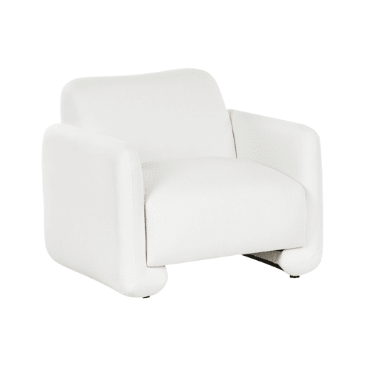 Poltrona SALAND Tecido Branco
