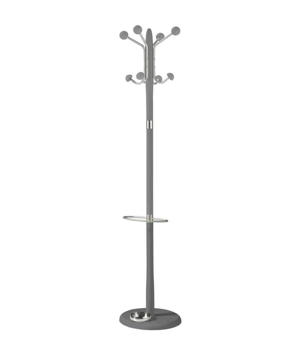 Perchero mod. 421 con paragüero herrajes en cromo satinado lacado 180x37x37 cm