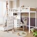 Cama alta para niños Cama alta para niños Blanco