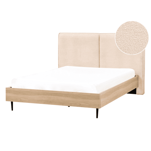 Beliani Cama Bouclé IZERNORE Beliani Cama Bouclé IZERNORE