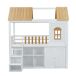 Cama alta para niños Cama alta para niños Blanco