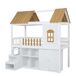 Cama alta para niños Cama alta para niños Blanco