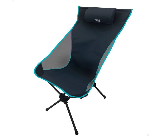 Aktive silla plegable camping ultracompacta c/cojín
