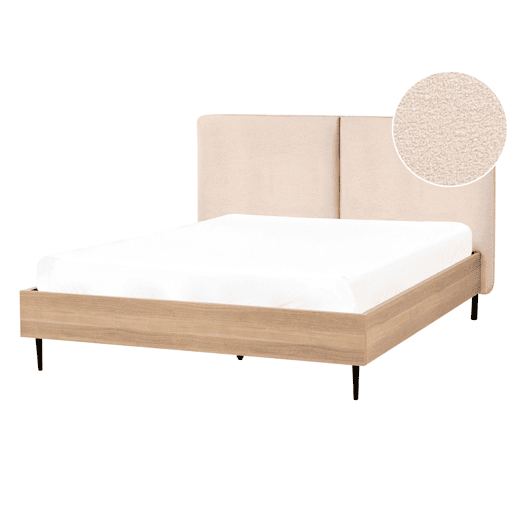 Beliani Cama Bouclé LIMANTON Beliani Cama Bouclé LIMANTON