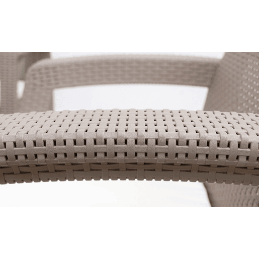 Sofá + 2 Poltronas + Mesa de Centro CF. Móveis de jardim e terraço PE Ratan