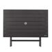 Aktive Mesa plegable de jardín de acero 4 personas Aktive Mesa plegable de jardín de acero 4 personas Negro