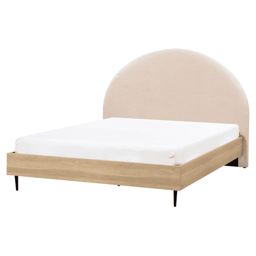 Beliani Cama Bouclé MILLAY Beliani Cama Bouclé MILLAY