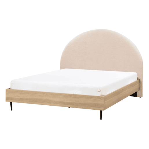 Beliani Cama Bouclé MILLAY Beliani Cama Bouclé MILLAY