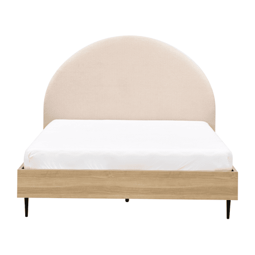 Beliani Cama Bouclé MILLAY Beliani Cama Bouclé MILLAY