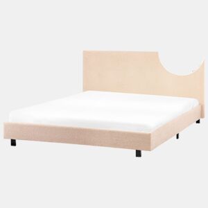 Beliani Cama de água Bouclé ALBI