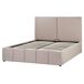 Beliani Cama con almacenaje Poliéster CASTELNAVET 170x220 Beliani Cama con almacenaje Poliéster CASTELNAVET 170x220 Crema