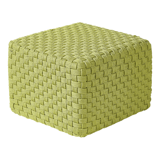 Pufe NALLI Verde 50 cm 50 cm 35 cm
