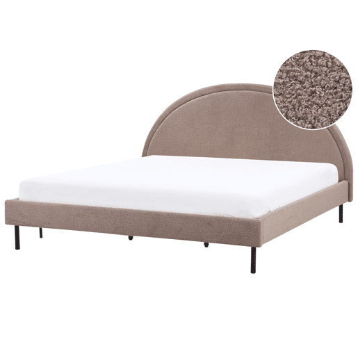 Beliani Cama Bouclé MARGUT Beliani Cama Bouclé MARGUT
