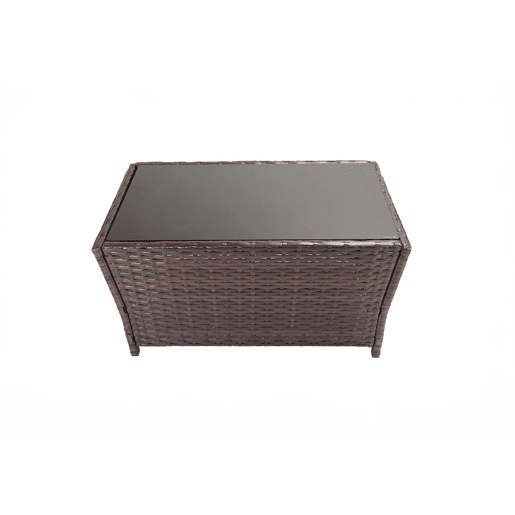 Conjunto Sofá + 2 Poltronas + Mesa Rattan PE. Móveis de jardim e terraço