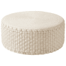 Pufe MITHI Creme claro 70 cm 70 cm 30 cm