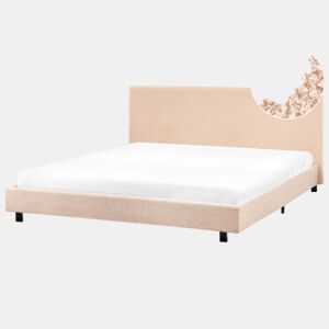 Beliani Cama de água Bouclé ALBI