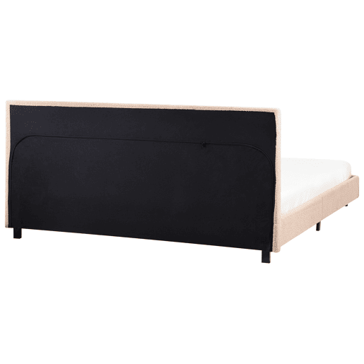 Beliani Cama de água Bouclé ALBI Beliani Cama de água Bouclé ALBI