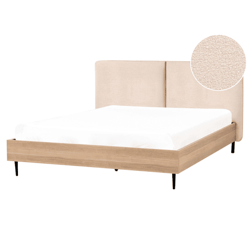 Beliani Cama Bouclé LIMANTON