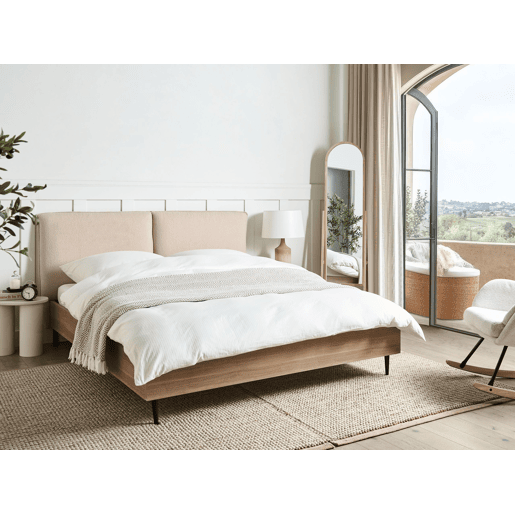 Beliani Cama Bouclé LIMANTON