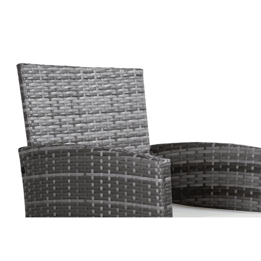 Conjunto Sofá + 2 Poltronas + Mesa Rattan PE. Móveis de jardim e terraço