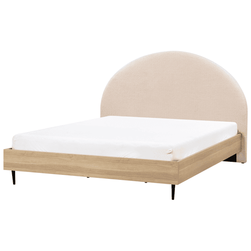Beliani Cama Bouclé MILLAY Beliani Cama Bouclé MILLAY