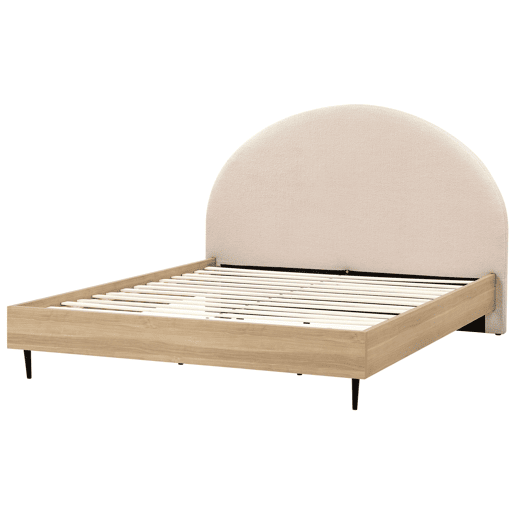 Beliani Cama Bouclé MILLAY Beliani Cama Bouclé MILLAY
