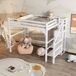 Cama alta para niños Cama alta para niños Blanco