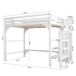 Cama alta para niños Cama alta para niños Blanco